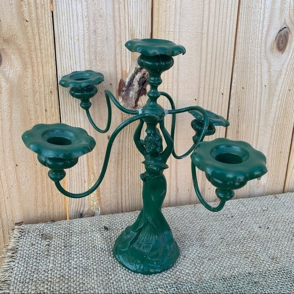 E. G. Webster & Son Art Nouveau Style Quadruple Plate figural Candelabra - Picture 1 of 7
